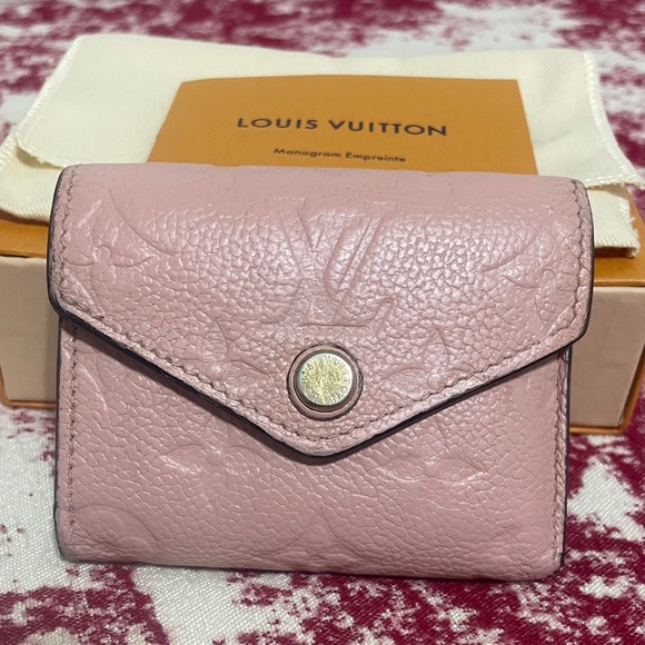 Louis Vuitton Handbags - Louis Vuitton Emprente Pink Leather Compact Wallet